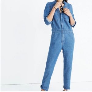 Madewell coverall jumpsuit denim